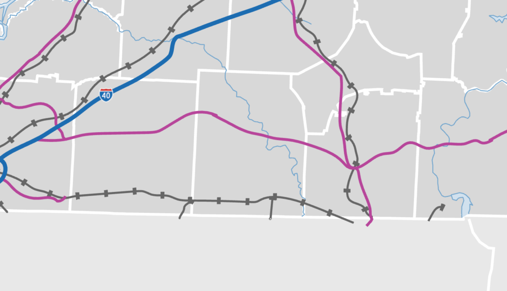 Hardeman County Map